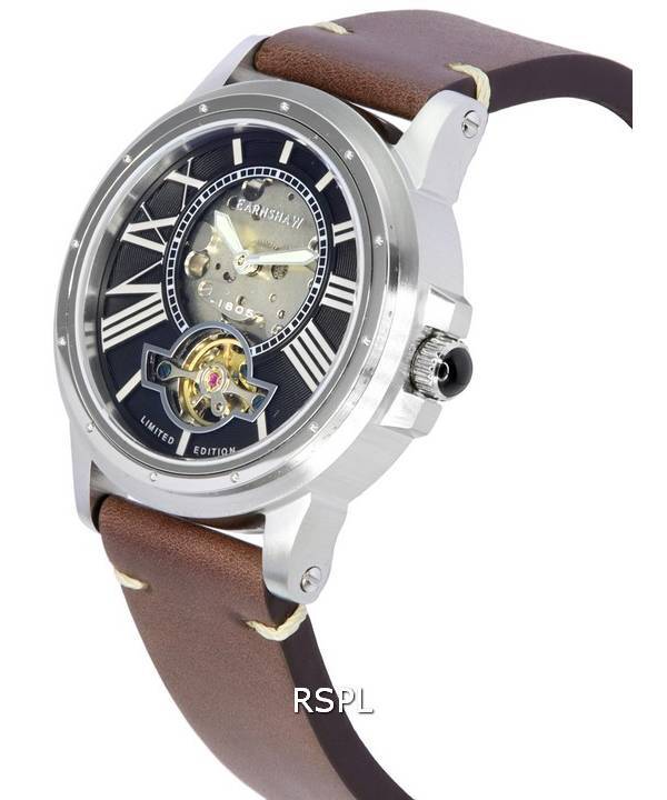 Thomas Earnshaw Bertha Limited Edition Open Heart Skeleton Dial Automatic ES-8244-01 Mens Watch