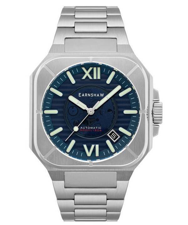 Thomas Earnshaw Armoury Sea Blue Skeleton Dial Automatic ES-8258-33 150M Mens Watch 1 Thomas Earnshaw Armoury Sea Blue Skeleton Dial Automatic ES-8258-33 150M Mens Watch
