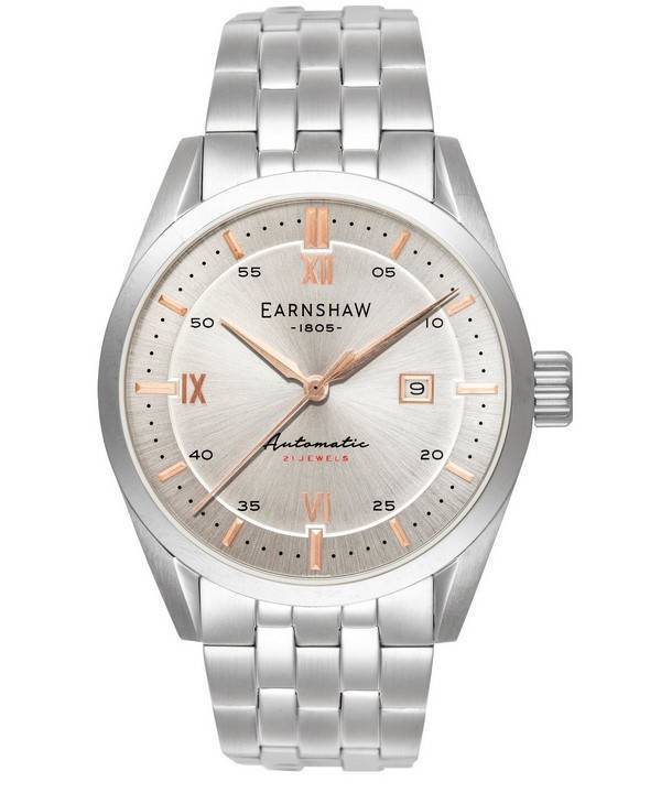 Thomas Earnshaw Smith Precisto Silver Dial Automatic ES-8811-33 Mens Watch 1 Thomas Earnshaw Smith Precisto Silver Dial Automatic ES-8811-33 Mens Watch