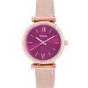 Fossil Carlie Rose Gold Stainless Steel Quartz ES5011 Womens Watch