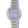 Citizen Diamond Accents Two Tone Stainless Steel Silver Dial Eco-Drive EX1124-52D.G Womens Watch