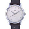 Fossil The Minimalist Stainless Steel Beige Dial Quartz FS5439 Mens Watch