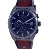 Fossil Everett Chronograph Leather Grey Dial Quartz FS5799 Mens Watch