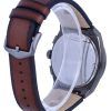 Fossil Everett Chronograph Leather Grey Dial Quartz FS5799 Mens Watch