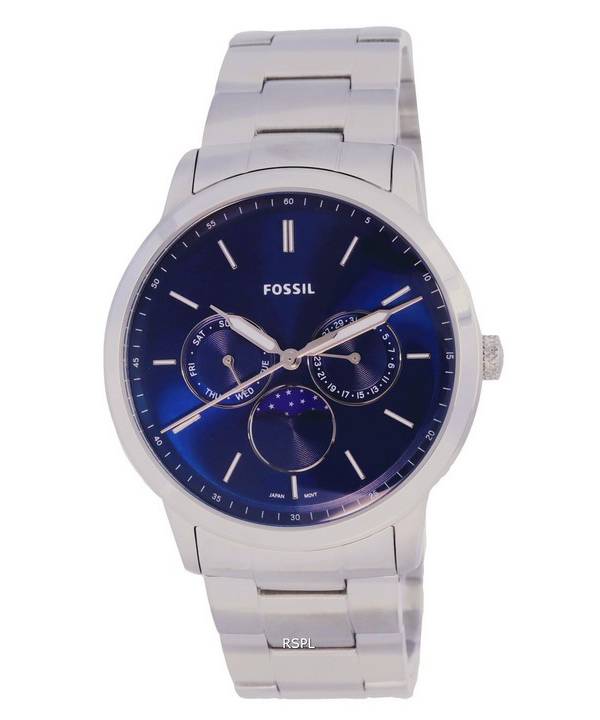 Fossil Neutra Minimalist Moon Phase Blue Dial Quartz FS5907 Mens Watch 1 Fossil Neutra Minimalist Moon Phase Blue Dial Quartz FS5907 Mens Watch