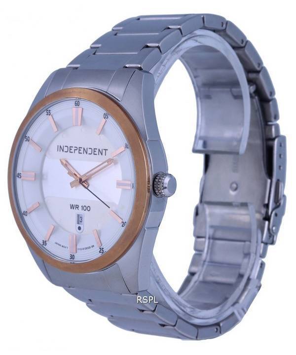 Independent Stainless Steel White Dial Quartz IB5-331-11 Independent Stainless Steel White Dial Quartz IB5-331-11.G 100M Mens Watch