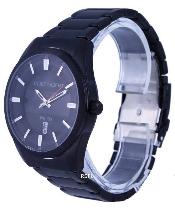 Independent Stainless Steel Black Dial Quartz IB5-349-51 Independent Stainless Steel Black Dial Quartz IB5-349-51.G 100M Mens Watch