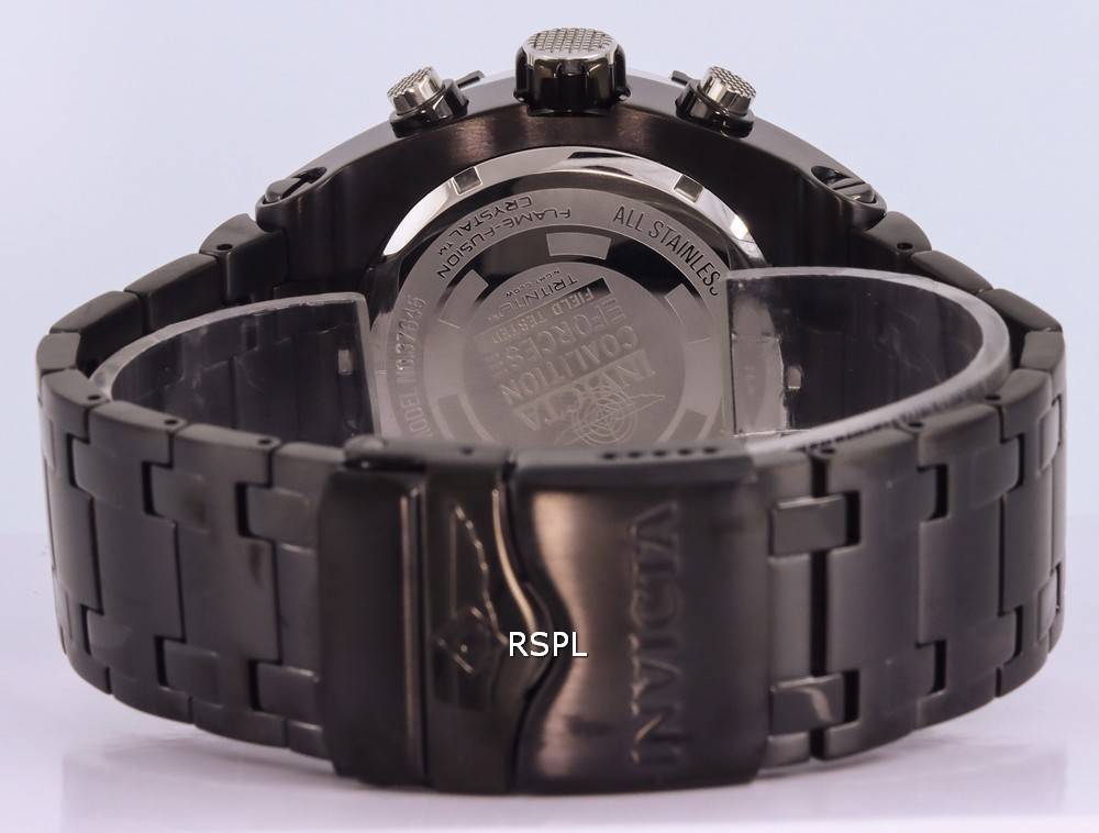 Invicta Coalition Forces Chronograph Black Dial Quartz 37645 100M Mens Watch 4 Invicta Coalition Forces Chronograph Black Dial Quartz 37645 100M Mens Watch