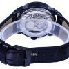 Invicta Vintage Skeleton Leather Black Dial Mechanical INV38164 100M Mens Watch