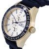 Invicta Aviator Tachymeter Silicon Gold Tone Dial Quartz INV38405 100M Mens Watch