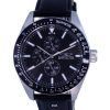 Invicta Aviator Tachymeter Leather Black Dial Quartz INV38976 100M Mens Watch