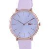 Lacoste Moon Rose Gold Tone Stainless Steel Silver Dial Quartz LA-2000948.G Womens Watch