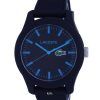 Lacoste Analog Silicon Black Dial Quartz LA-2010791.G Mens Watch