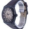 Fossil Everett Skeleton Stainless Steel Brown Dial Automatic ME3207 Mens Watch