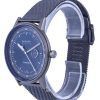 Skagen Henriksen Stainless Steel Mesh Blue Dial Quartz SKW6754 Mens Watch
