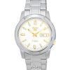 Seiko 5 Stainless Steel White Dial Automatic SNKK07 SNKK07J1 SNKK07J Men's Watch