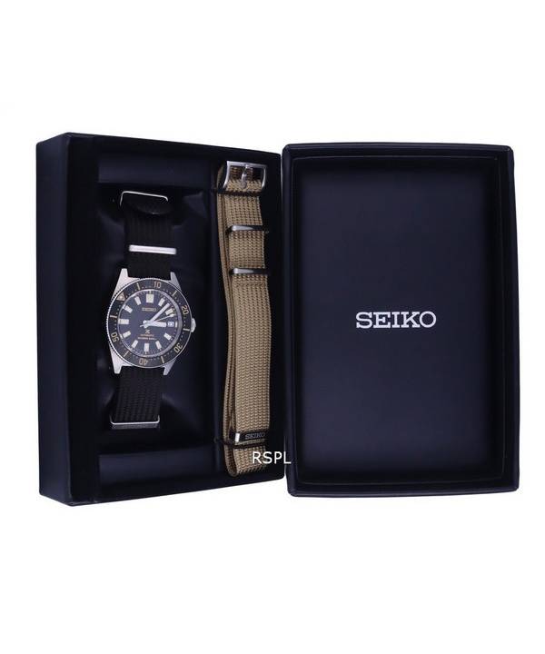Seiko Prospex Divers Polyester Black Dial Automatic SPB239J1 200M Mens Watch