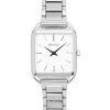 Seiko Stainless Steel White Dial Quartz SWR073 SWR073P1 SWR073P Women's Watch