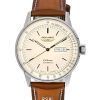 Iron Annie G38 Dessau Leather Strap Beige Dial Automatic 53665 100M Mens Watch