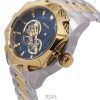 Invicta Bolt Two Tone Stainless Steel Blue Open Heart Dial Automatic 37689 100M Men's Watch
