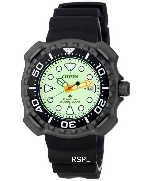 Citizen Promaster Marine Super Titanium Full Luminous Dial Eco-Drive Diver's BN0227-17X 200M Men's Watch 1 Citizen Promaster Marine Super Titanium Full Luminous Dial Eco-Drive Diver's BN0227-17X 200M Men's Watch