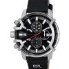 Diesel Griffed Chronograph Black Dial Quartz DZ4603 Men's Watch
