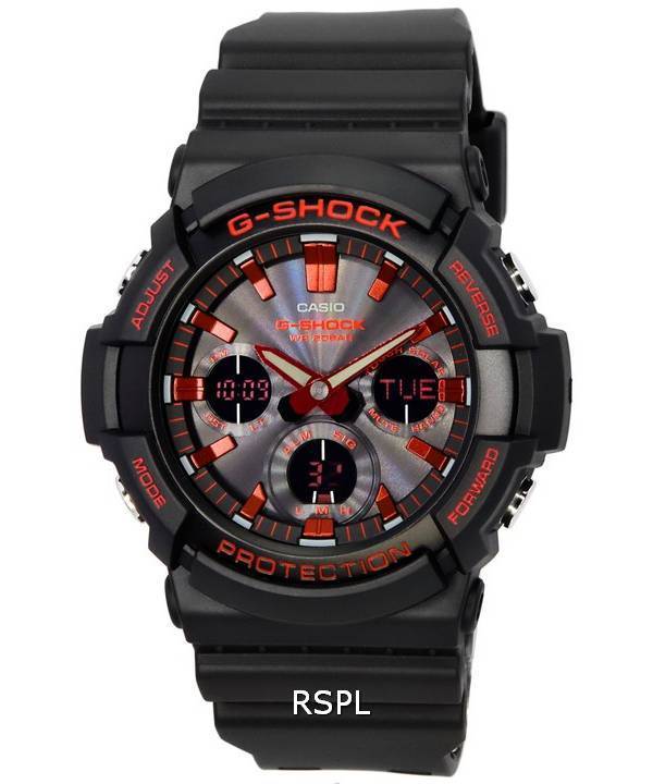 Casio G-Shock Analog Digital X Ignite Red Series Tough Solar GAS-100BNR-1A GAS100BNR-1 200M Men's Watch 1 Casio G-Shock Analog Digital X Ignite Red Series Tough Solar GAS-100BNR-1A GAS100BNR-1 200M Men's Watch