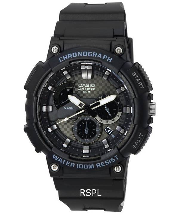 Casio Standard Analog Retrograde Chronograph Quartz MCW 200H 1A2 MCW200H 1A2 100M Men s Watch Citywatches .za