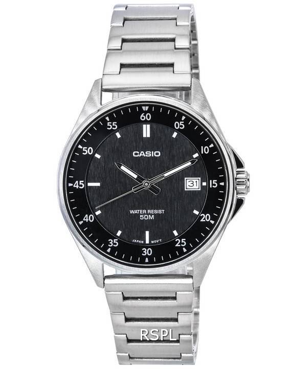 Casio Standard Analog Stainless Steel Black Dial Quartz MTP-E705D-1E Men's Watch 1 Casio Standard Analog Stainless Steel Black Dial Quartz MTP-E705D-1E Men's Watch