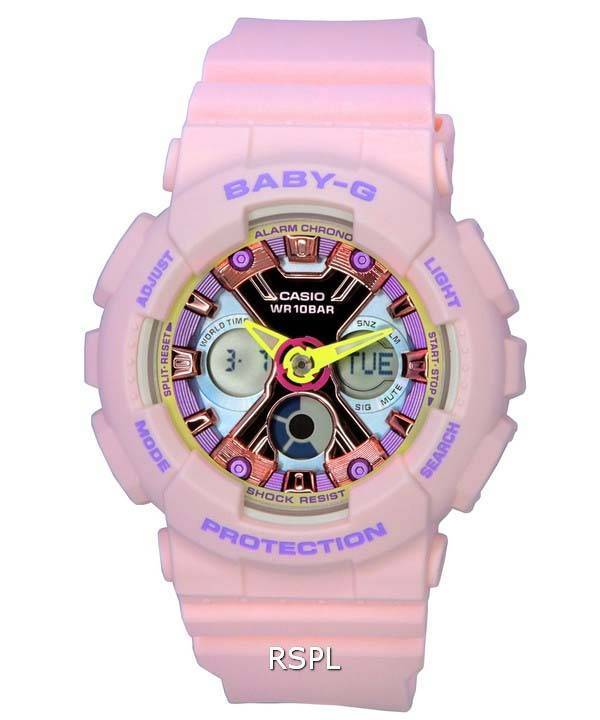 Casio Baby-G Pastel Toned Color Analog Digital Quartz BA-130PM-4A BA130PM-4 100M Womens Watch 1 Casio Baby-G Pastel Toned Color Analog Digital Quartz BA-130PM-4A BA130PM-4 100M Womens Watch