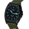 Casio Enticer Standard Analog Green Khaki Cloth Strap Quartz MTP-E715C-3A MTPE715C-3 Mens Watch