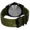 Casio Enticer Standard Analog Green Khaki Cloth Strap Quartz MTP-E715C-3A MTPE715C-3 Mens Watch
