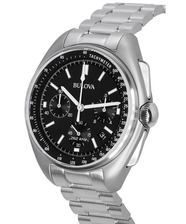 Bulova Lunar Pilot Chronograph Stainless Steel Black Dial Quartz 96B258 Men's Watch 3 Bulova Lunar Pilot Chronograph Stainless Steel Black Dial Quartz 96B258 Men's Watch