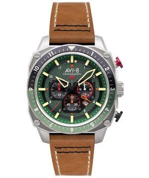 AVI-8 Hawker Hunter Atlas Dual Time Chronograph Forest Quartz AV-4100-01 Men's Watch