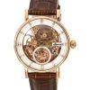 Ingersoll The Herald Leather Strap Rose Gold Skeleton Dial Automatic I00401B Men's Watch