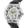 Ingersoll The Herald Leather Strap Silver Skeleton Dial Automatic I00402B Men's Watch
