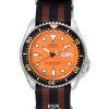 Seiko Orange Dial Automatic Diver's SKX011J1-var-NATO22 200M Men's Watch