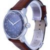 Zeppelin New Captain's Line Blue Dial Leather Strap Automatic 8662-3 86623 Men's Watch