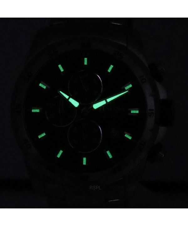 Festina Sports Chorongraph Stainless Steel Green Dial Quartz 20463-3 100M Men's Watch 2 Festina Sports Chorongraph Stainless Steel Green Dial Quartz 20463-3 100M Men's Watch