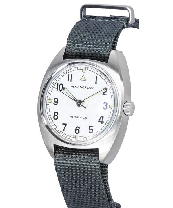 Hamilton Khaki Aviation Pilot Pioneer Silver Dial Mechanical H76419951 100M Unisex Watch 3 Hamilton Khaki Aviation Pilot Pioneer Silver Dial Mechanical H76419951 100M Unisex Watch