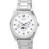 Casio Standard Analog Moon Phase White Dial Quartz MTP-M300D-7A MTPM300D-7 Men's Watch