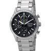 Seiko Conceptual Chronograph Black Dial Quartz SSB419P1 100M Men's Watch