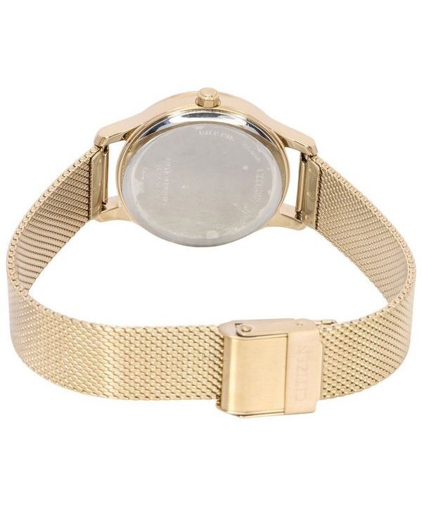 Citizen Eco-Drive Rose Gold Tone Stainless Steel Mother of Pearl EM0892-80D Women's Watch 4 Citizen Eco-Drive Rose Gold Tone Stainless Steel Mother of Pearl EM0892-80D Women's Watch