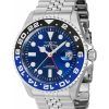 Invicta Pro Diver GMT Stainless Steel Blue Dial Quartz Diver's 40955 200M Men's Watch