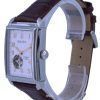Bulova Sutton White Dial Leather Strap Automatic 96A268 Men's Watch
