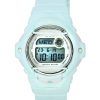 Casio Baby-G Digital Pastel Green Resin Strap Quartz BG-169U-3 200M Women's Watch