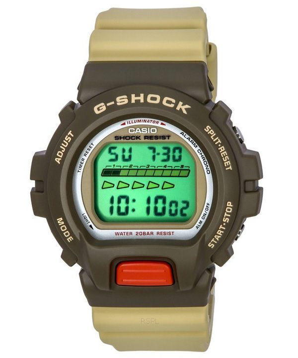 Casio G Shock Digital Vintage Product Series Resin Strap Quartz DW 6600PC 5 DW6600PC 5 200M Men s Watch Citywatches .za