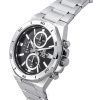 Casio Edifice Classic Standard Chronograph Analog Black Dial Quartz EFV-640D-1A 100M Men's Watch