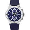 Casio Edifice Standard Chronograph Leather Strap Blue Dial Quartz EFV-640L-2A 100M Men's Watch