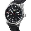 Iron Annie F13 Tempelhof Special Edition GMT Leather Strap Black Dial Quartz 56442 Mens Watch